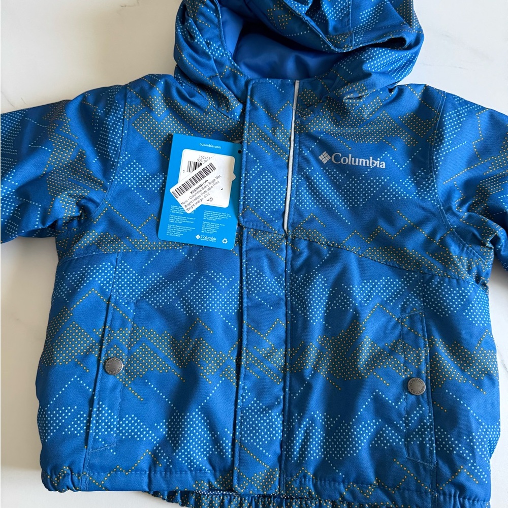 Columbia Blue and Gold 2pc Snowsuit